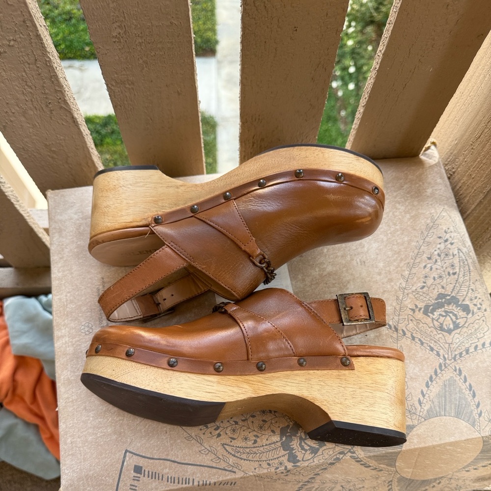 Silent D by Anthropology Leather Mules